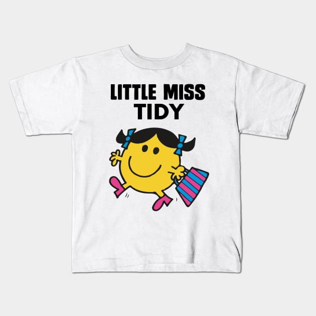 LITTLE MISS TIDY Kids T-Shirt by reedae